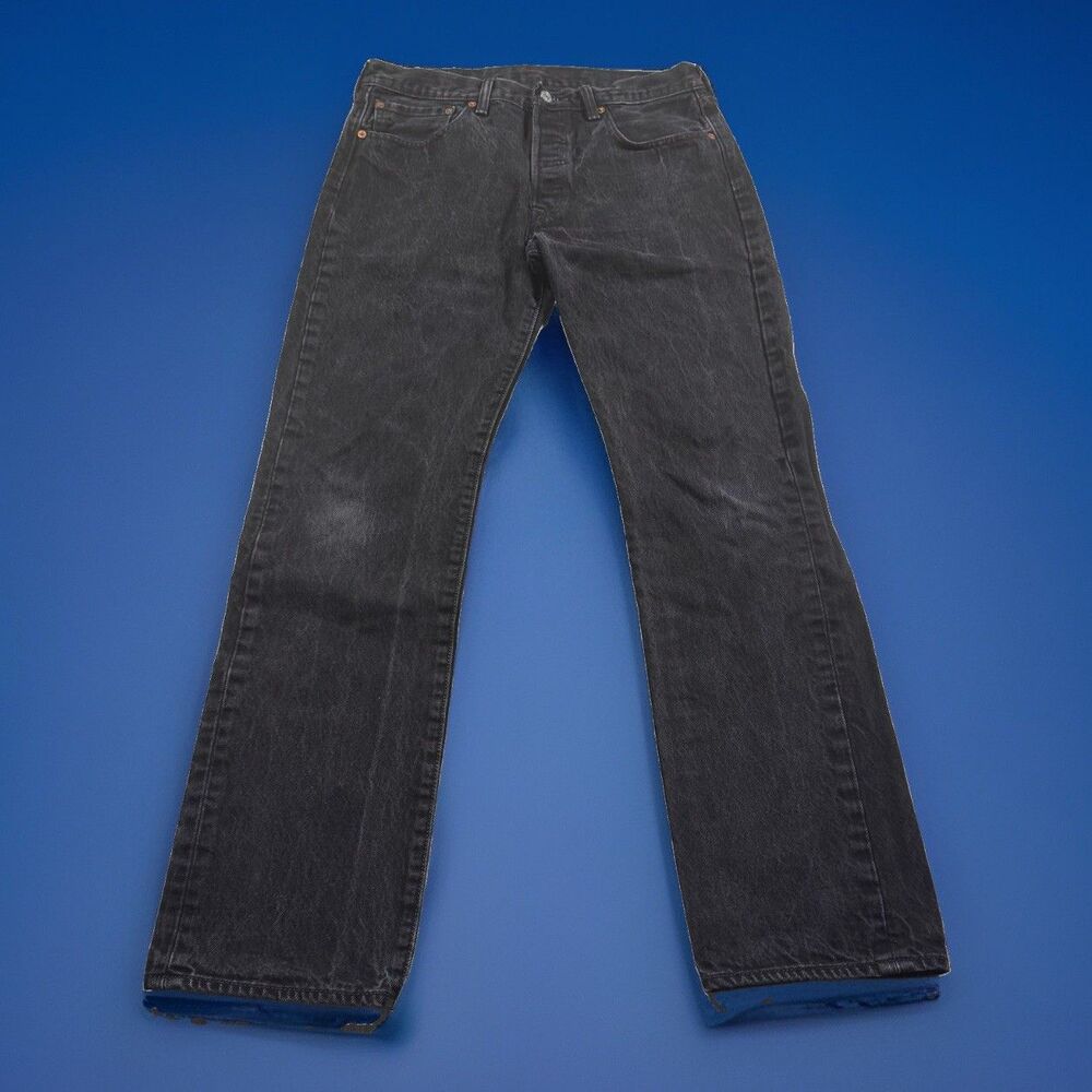 Levi’s 501xx Original Fit Jeans Men’s 32x32 (fits 32x31) Black Denim Button Fly